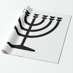 Jewish Menorah (Symbol of Judaism) Wrapping Paper