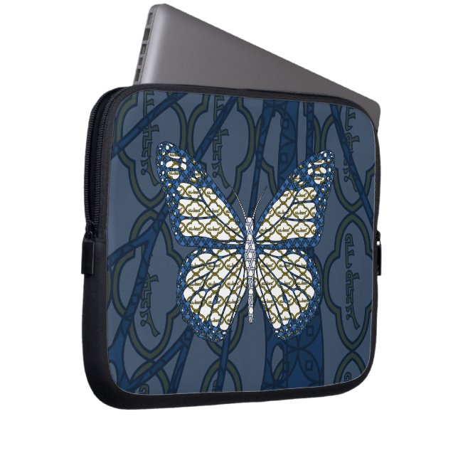 Jewish Monarch Laptop Case (Front Right)