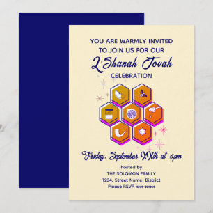 Jewish New Year L'SHANAH TOVAH Invitation