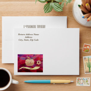 Jewish New Year   Rosh Hashanah Custom Envelope