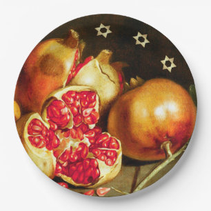Jewish New Year   Rosh Hashanah Paper Plates
