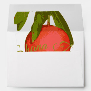 Jewish New Year Rosh Hashanah Pomegranate Envelope
