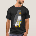 Jewish Penguin Menorah Animal Hanukkah Pajamas Cha T-Shirt<br><div class="desc">Jewish Penguin Menorah Animal Hanukkah Pajamas Chanukah PJs .meme, funny, memes, cool, humor, internet, joke, dog, fun, gift, birthday, grandma, grandmother, hilarious, music, cat, cute, gift idea, jokes, quote, retro, christmas, comic, cool story, dank, dank meme, funny meme, geek, humorous, humor, idea, nerd, style, esthetic, animal, animals, behavior, birthday gift,...</div>