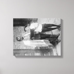 Jewish People with Tanakh on Yom Kippur Canvas Print