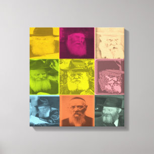 Jewish Pop Art Canvas Print
