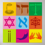 Jewish Pop Art Poster<br><div class="desc">Super Mix Pop Art</div>