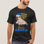 Jewish Pug Menorah Happy Hanukkah Chanukah  Dog T-Shirt<br><div class="desc">Jewish Pug Menorah Happy Hanukkah Chanukah  Dog.</div>
