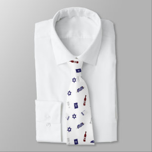 Jewish Sabbat pattern Tie