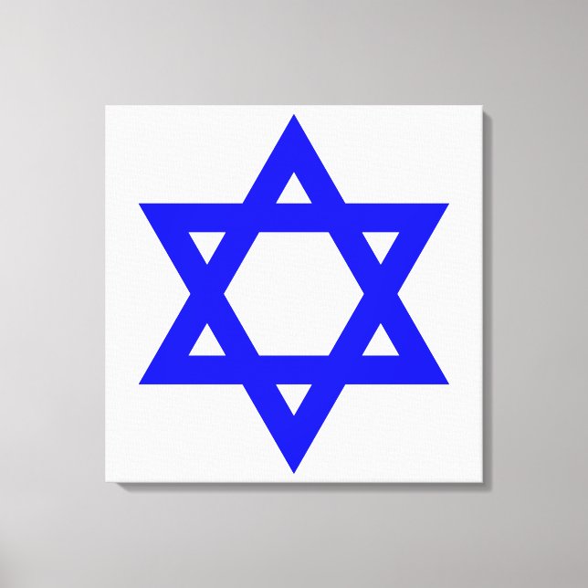 ✡︎ Jewish Star of David Canvas Print (Front)