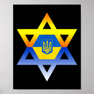 Jewish Star Of David Eastern European  Poster