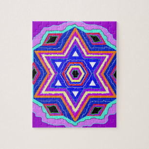 Jewish Star of David Jigsaw Puzzle