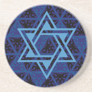 Jewish Star of David Round Coaster