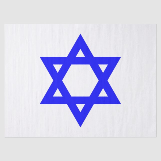 ✡︎ Jewish Star of David Tissue Paper (Front)