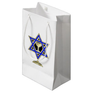 Jewish Star     Small Gift Bag