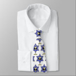 Jewish Star Tie<br><div class="desc">Personalized Traditional and Modern Jewish Theme Gifts and Apparel</div>