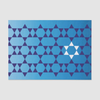 Jewish Star tissue paper