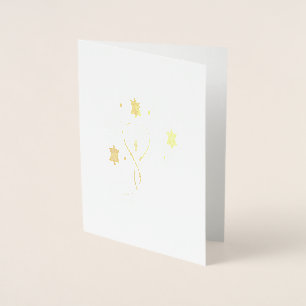 Jewish Star Tree of Life Card 