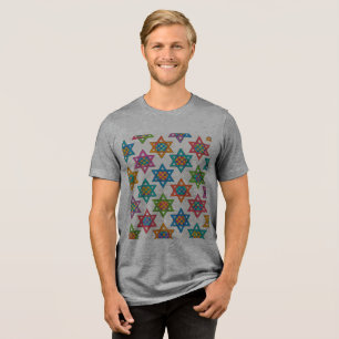 Jewish Stars Designer T-Shirts by Dvorah