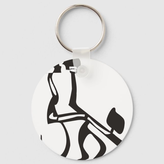 Jewish Tango Keychain (Front)