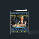Jewish Ugly Make Hanukkah Great Again Funny Trump  Card<br><div class="desc">Jewish Ugly Make Hanukkah Great Again Funny Trump Chanukkah</div>