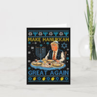 Jewish Ugly Make Hanukkah Great Again Funny Trump 
