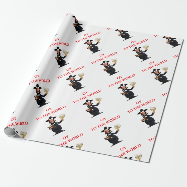 jewish wrapping paper (Unrolled)