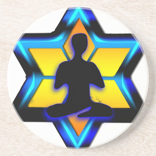 Jewish Yoga Coaster (Front)
