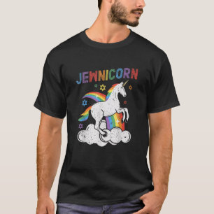 Jewnicorn Unicorn Rosh Hashanah Hanukkah T-Shirt