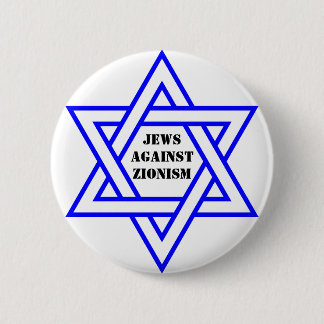 Jews against zionism 2 inch round button