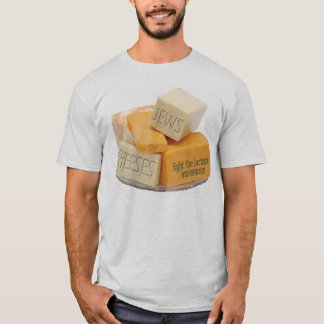 Jews for Cheeses - fight the lactose intolerance T-Shirt