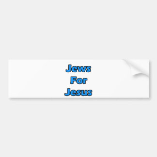 Jews For Jesus Bumper Sticker
