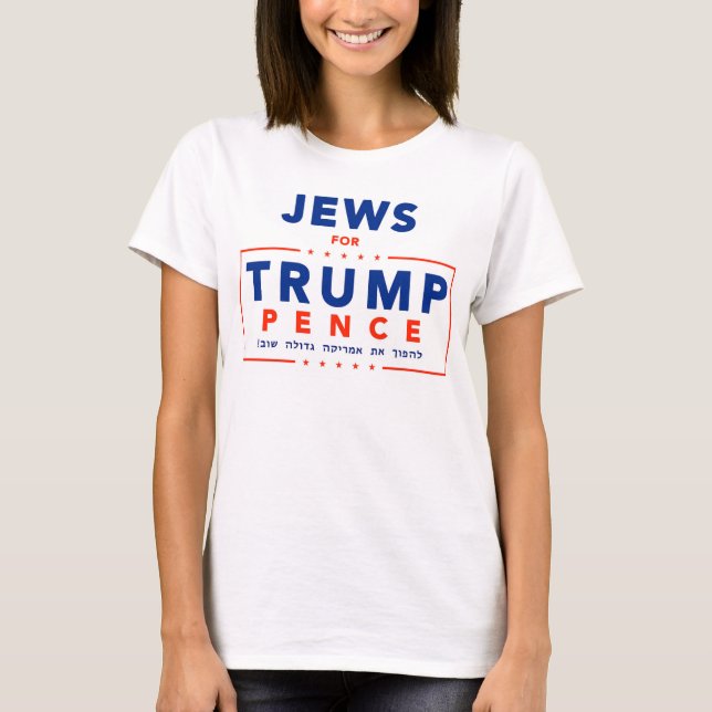 Jews for Trump Shirt (Front)