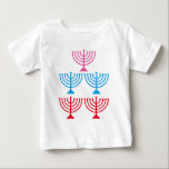 Jews Jewish Menorah sparkle candelabrum Baby T-Shirt<br><div class="desc">Style: Men's Basic Hooded Sweatshirt Enjoy the comfort of this warm and toasty pullover hoodie. You’re going to love it. We’ve made it from a 10oz. cotton-poly blend with a 100% cotton face. It has set-in sleeves and double needle-stitched armholes and bottom band for durability. Customize to make it your...</div>