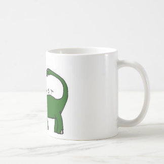 J'existe tasse de dinosaure de brontosaure