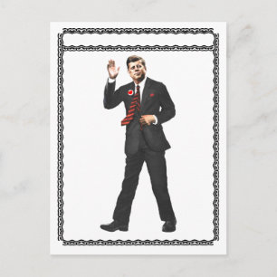 JFK: Best Wishes Postcard