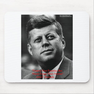 JFK "Forgive Not Forget" Wisdom Quote Gifts & Card Mouse Pad