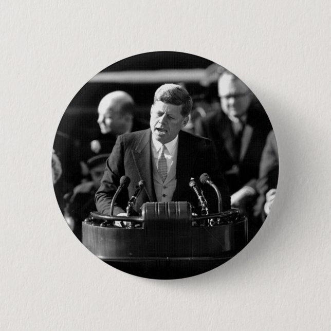 JFK Inauguaration 2 Inch Round Button (Front)