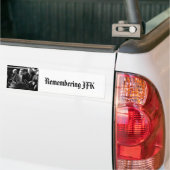 JFK Inauguaration Bumper Sticker (On Truck)