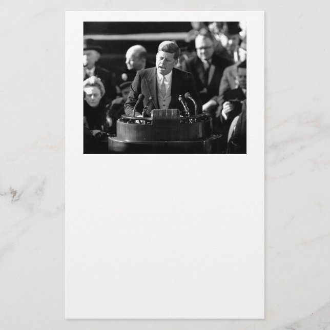 JFK Inauguaration Stationery (Front)