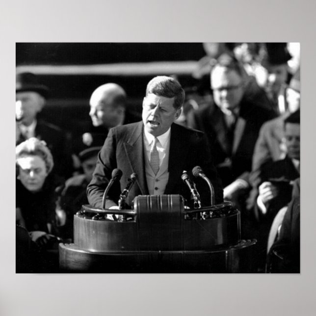 JFK Inauguration Poster (Front)