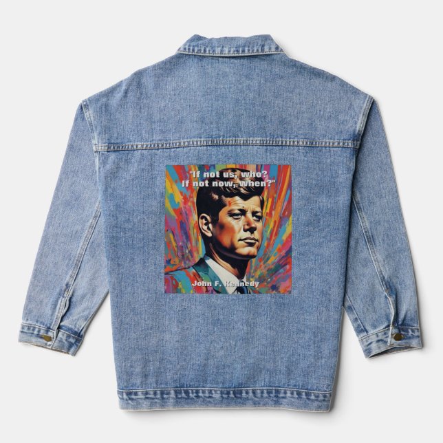 JFK John F. Kennedy Citation Inspiration Motivatio (Verso)