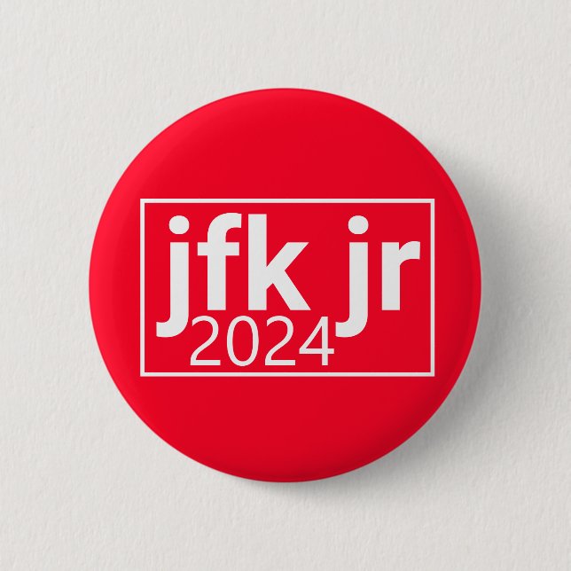 JFK, Jr. 2024 2 Inch Round Button (Front)