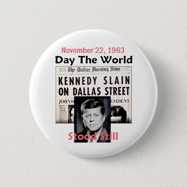 JFK KILLED Button (Front)