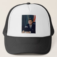 JFK official portrait from public domain
