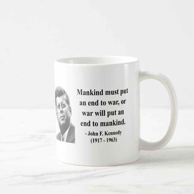 JFK Quote 1b Coffee Mug (Right)
