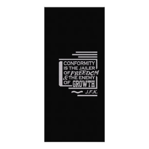 JFK quote rack card - customize