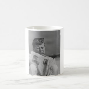 JFK Relaxing Outside Coffee Mug