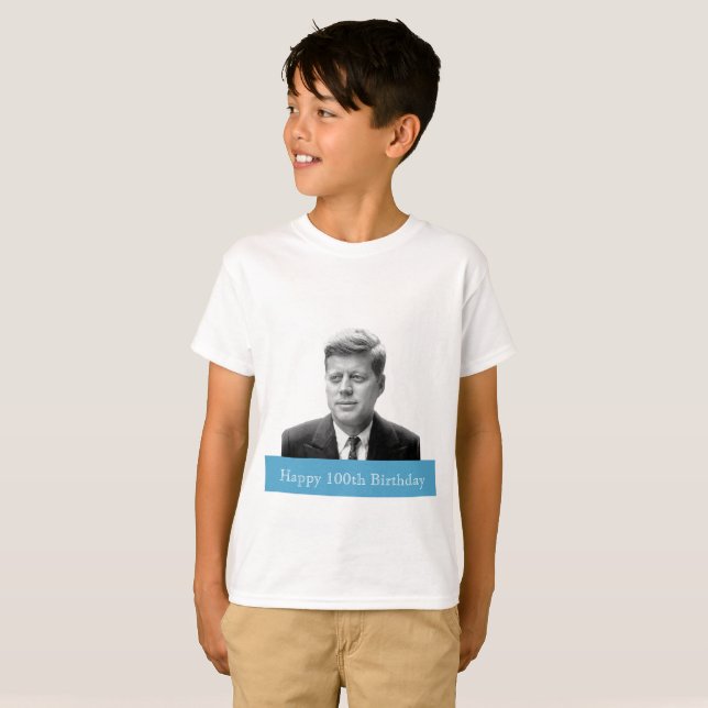JFK's 100th Birthday T-Shirt (Front Full)