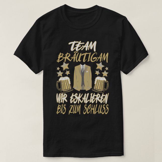 JGA team groom 3 T-Shirt (Design Front)