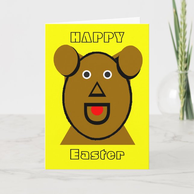 jGibney Easter You think dogs in heaven Holiday Card (Front)